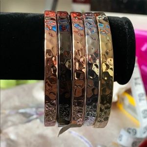 18k gold plated bangles